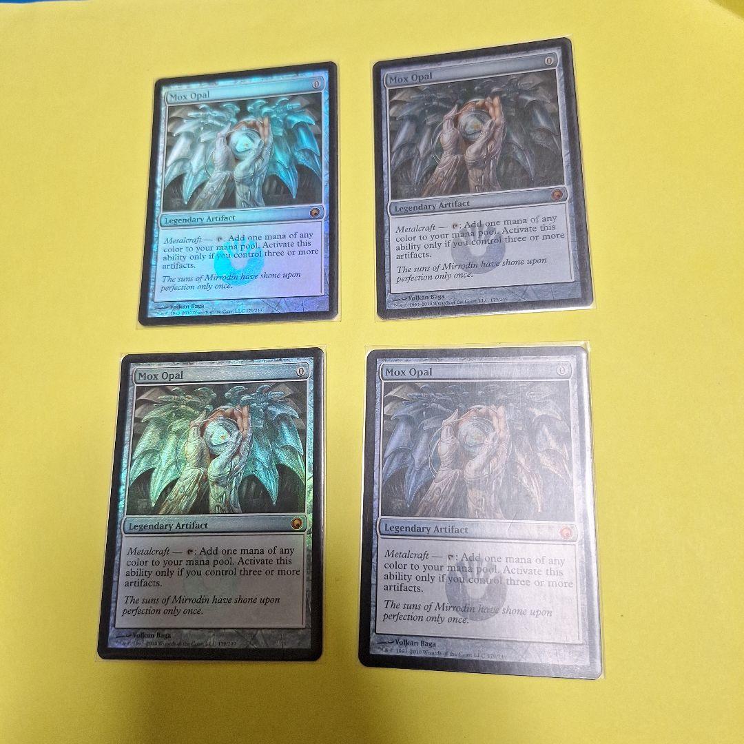 mtg オパールのモックス　初版　英語版 foil 4枚セット