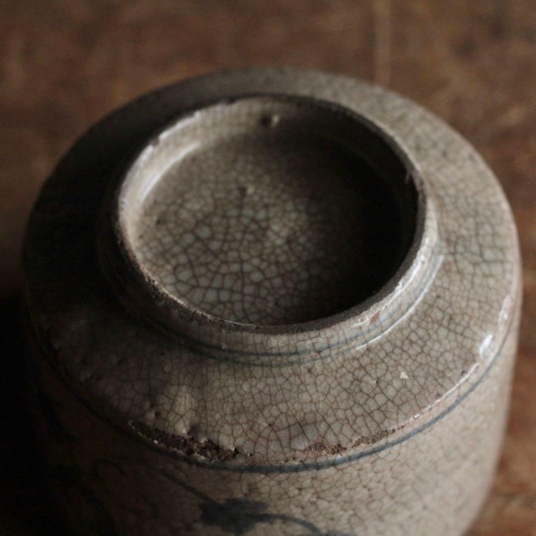 呉州染付 筒茶碗 中国美術 古美術 古道具 アンティーク茶道具