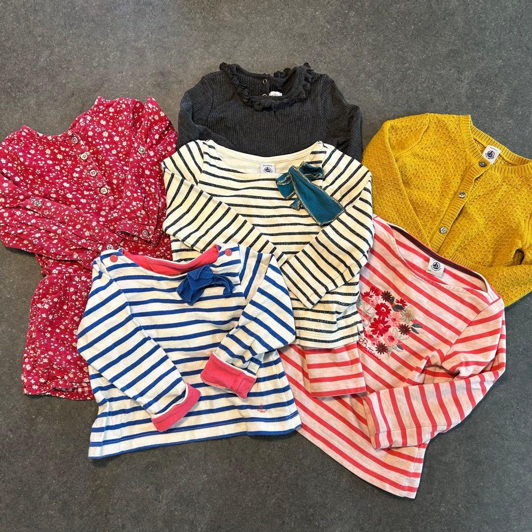 プチバトー PETIT BATEAU 6点セット　3a＋6a