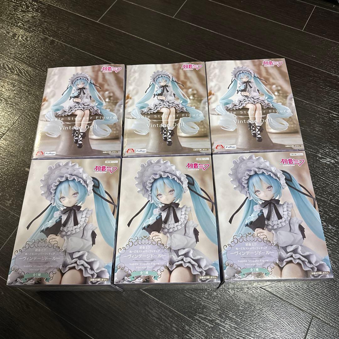 初音ミク　ぬーどるストッパーフィギュア　ヴィンテージドール　　6個セット