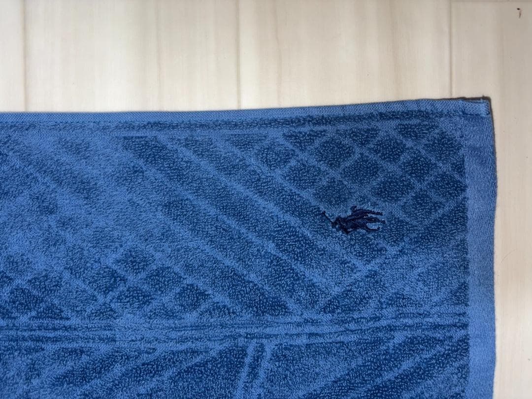 RALPH LAUREN フェイスタオル 7枚組 ブルー系 34×85cm 新品