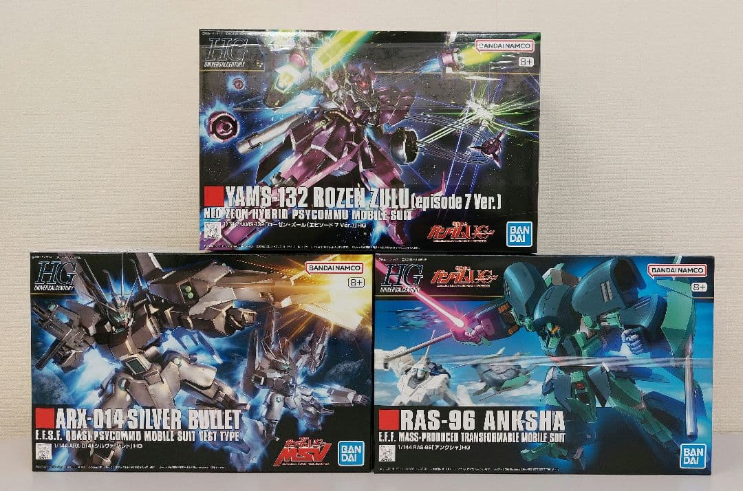 新品　HGUC 1/144 ローゼン・ズール （episode 7 Ver.）他