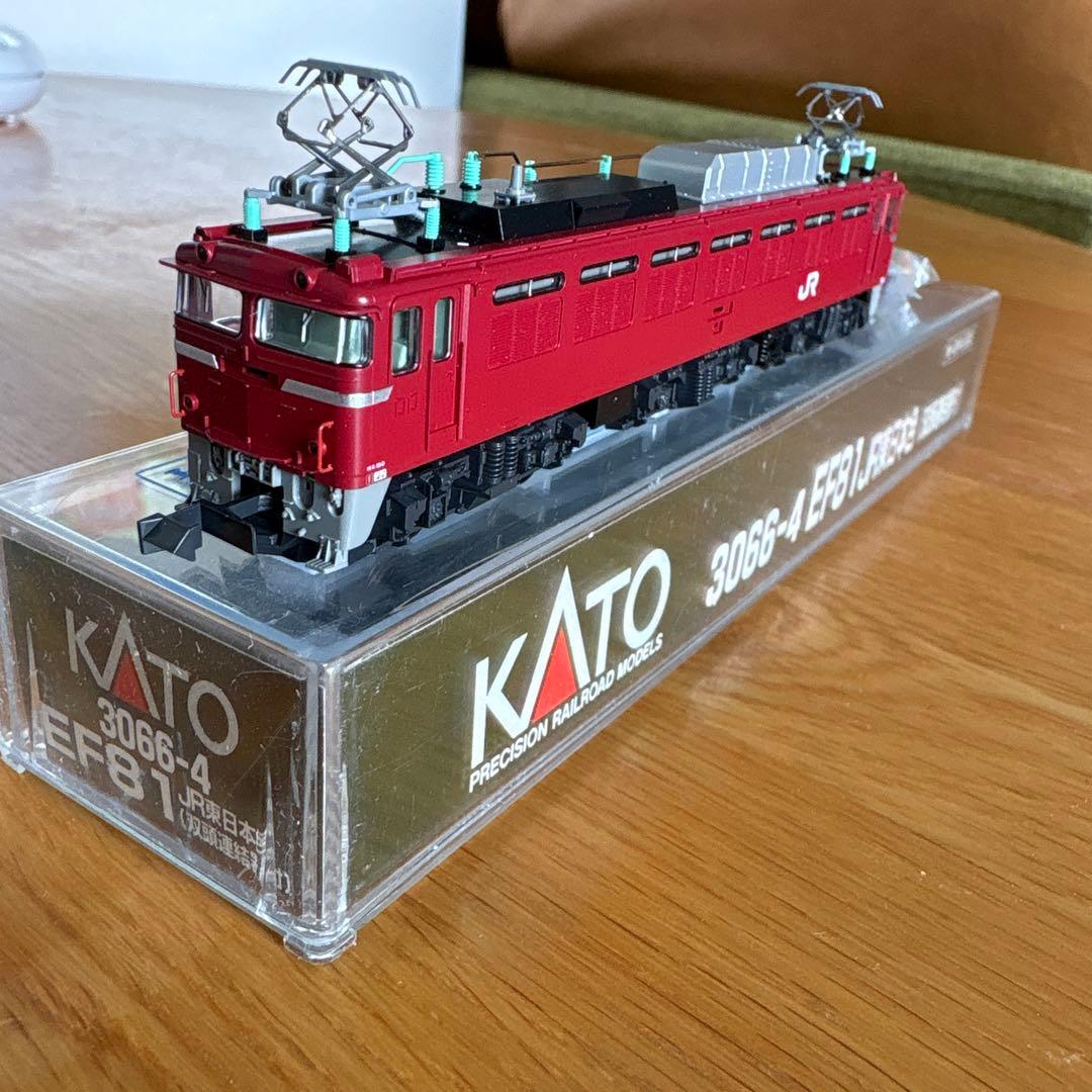 【新同】KATO 3066-4 EF81 JR東日本色(双頭連結器付)