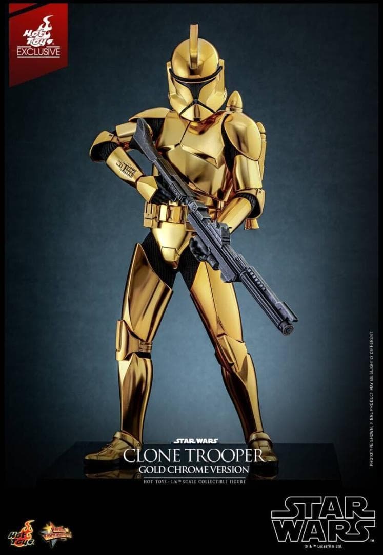ホットトイズ 1/6 海外会場限定 スター・ウォーズ ゴールド版 MMS735