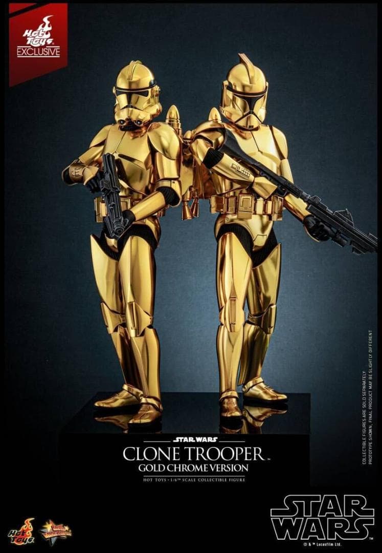 ホットトイズ 1/6 海外会場限定 スター・ウォーズ ゴールド版 MMS735