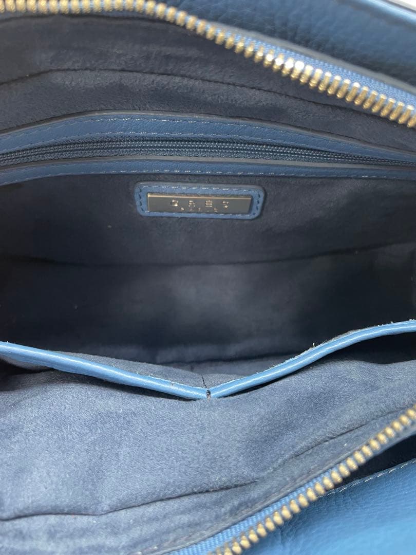 GRES グレ クロコダイル ハンドバッグ ブルー系