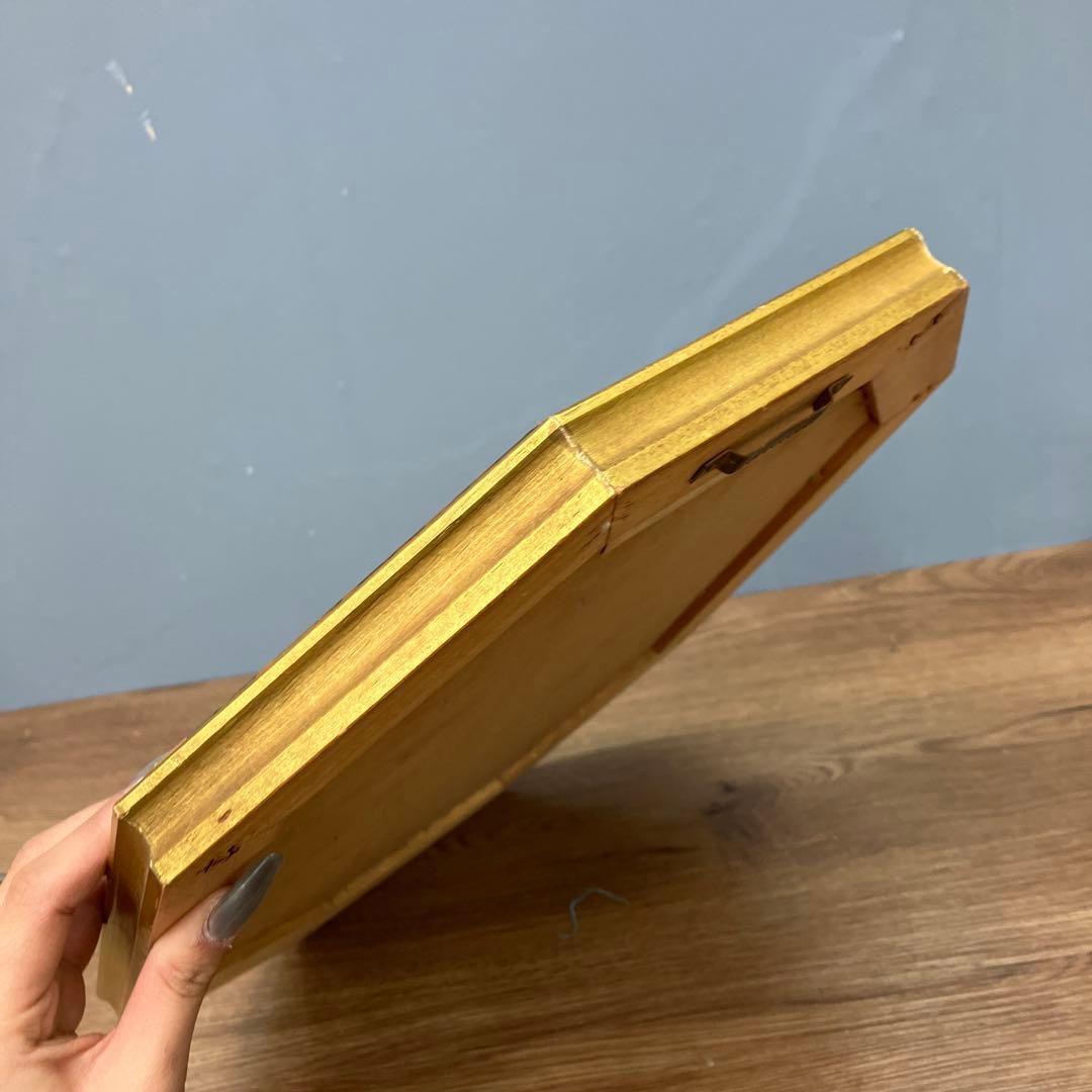 【イタリア製】ボタニカルアート 八角形 額縁 額装 薔薇 ロサ・ガリカ 花 絵画