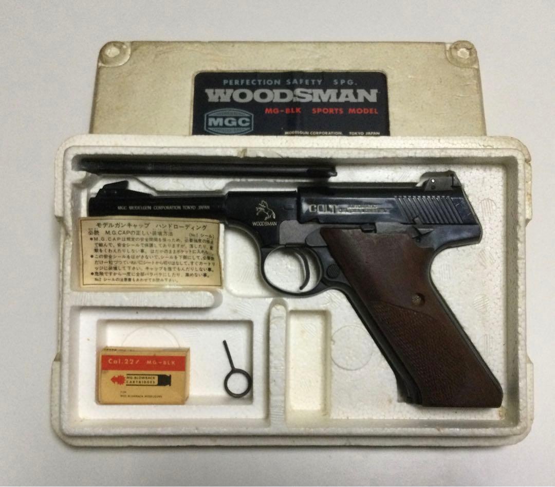 MGC【コルトウッズマン】ブローバック　モデルガン　ジャンク品　送料込み