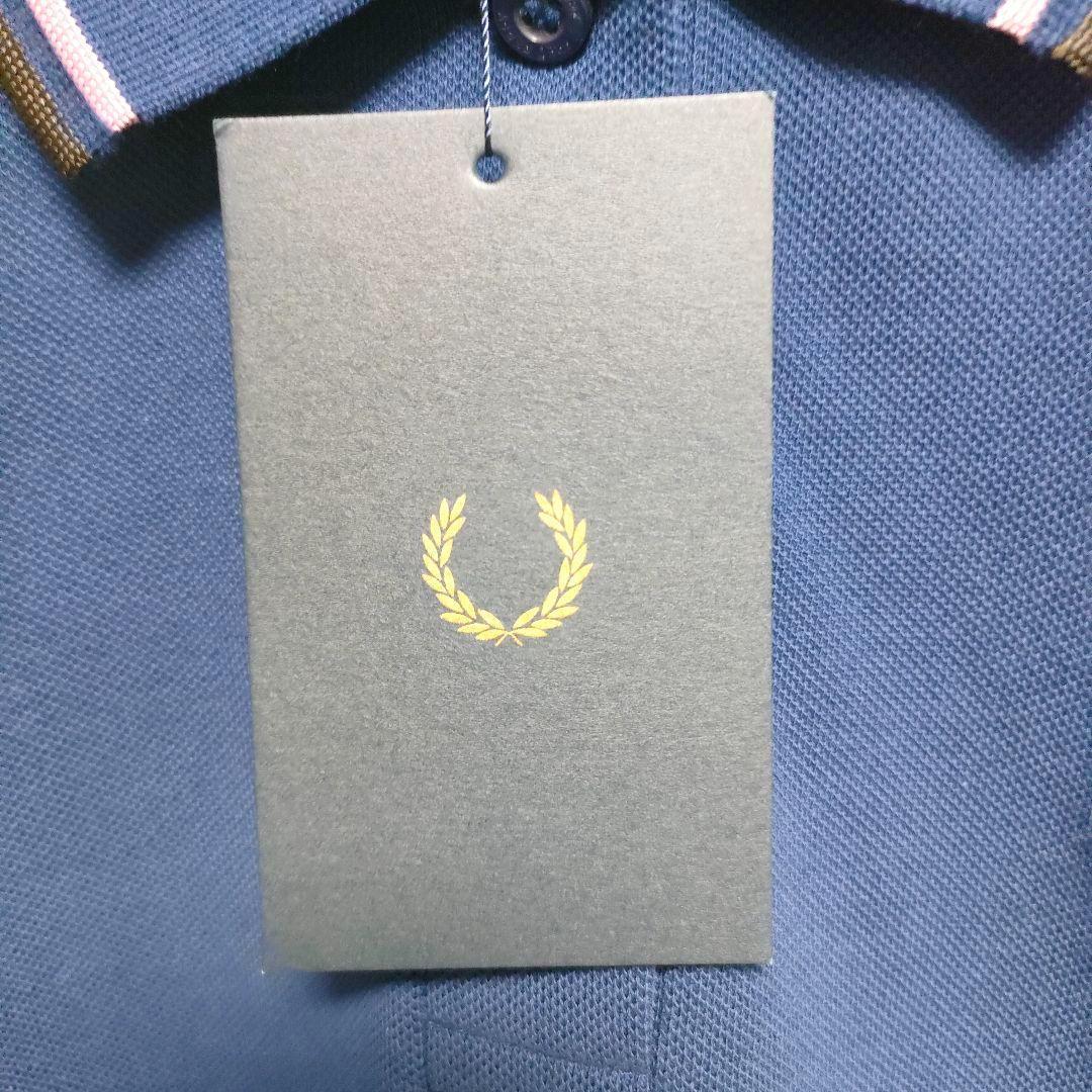 【未使用タグ付】フレッドペリー　ポロシャツ　G3600　刺繍ロゴ　レディース　M