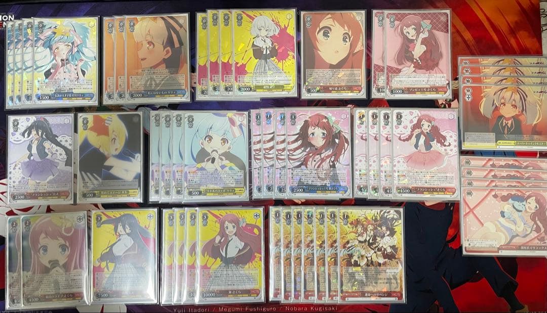 ヴァイスシュヴァルツ　ゾンビランドサガ　炎扉デッキ　PR付き