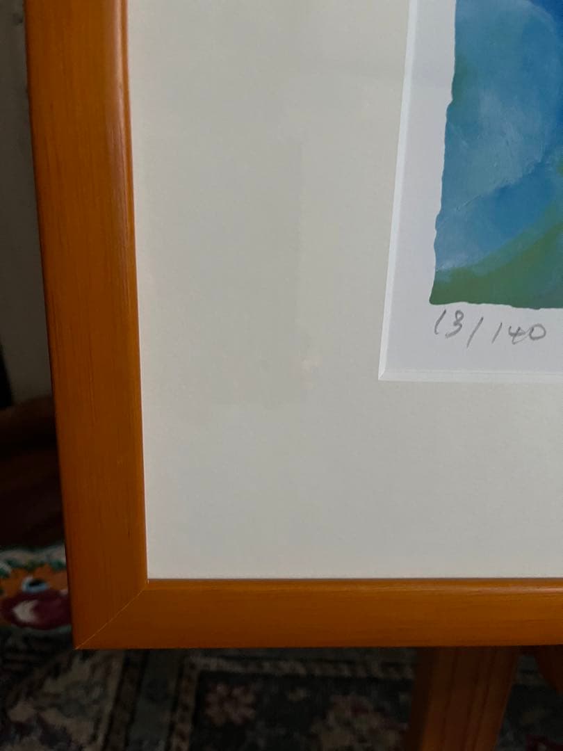 40×62版画　ジニー・キム　睡蓮　限定ジクレー　サイン、ED、証明書 額装