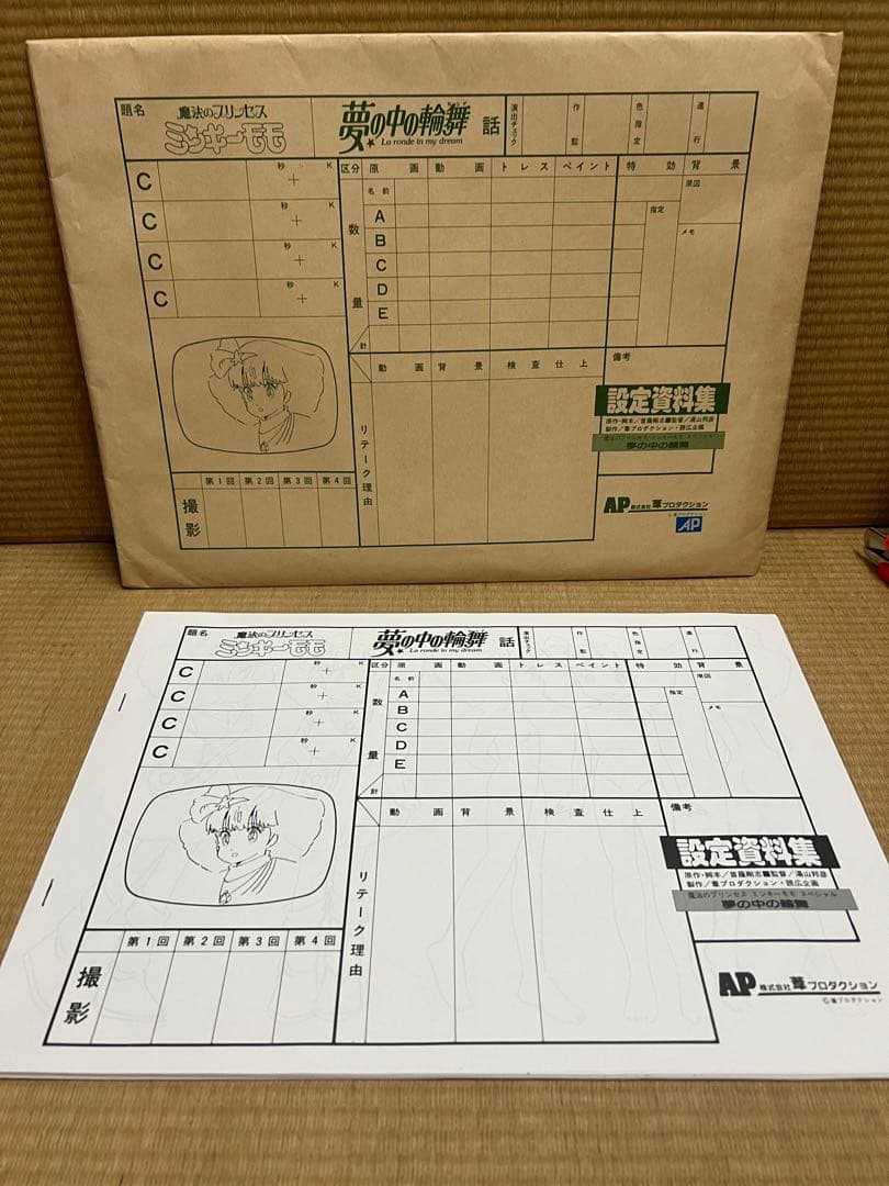 魔法のプリンセス　ミンキーモモ　スペシャル　夢の中の輪舞　設定資料集