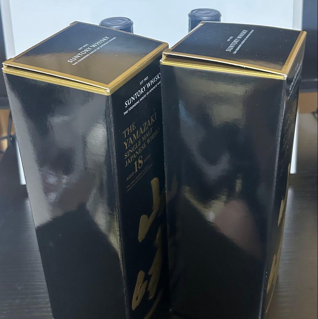 山崎18年　ウイスキー　2本