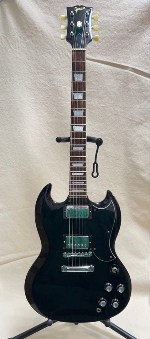 Greco グレコ SGタイプ エレキギター ブラック 韓国製