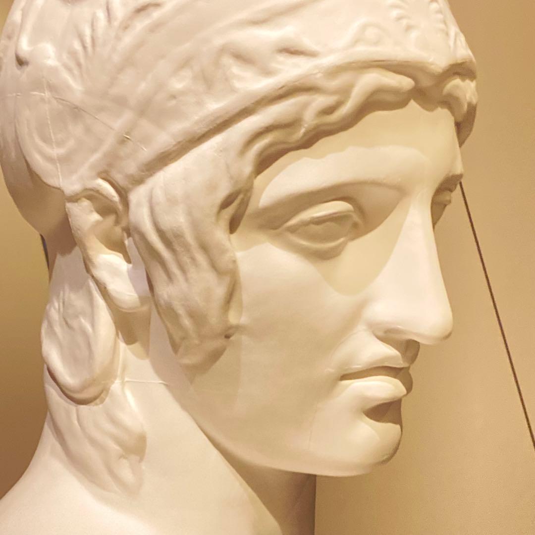 闘神　マルス胸像　石膏像