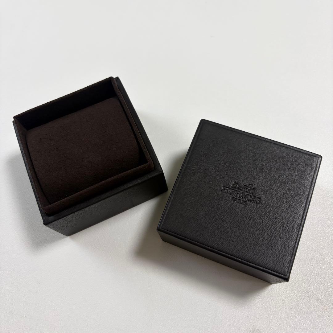 美品　エルメス シェーヌダンクル ブレスレットケース　空箱　レザー調