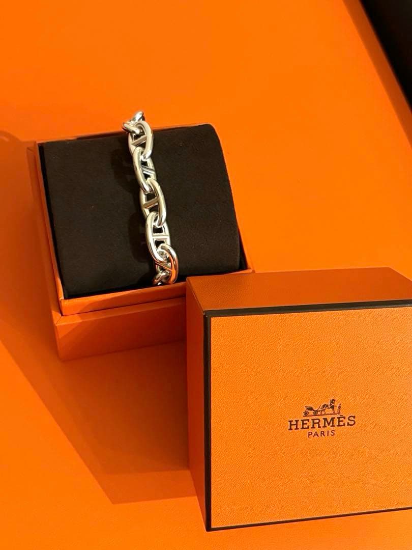 新品 エルメス HERMES シェーヌダンクル GM 13コマ ブレスレット