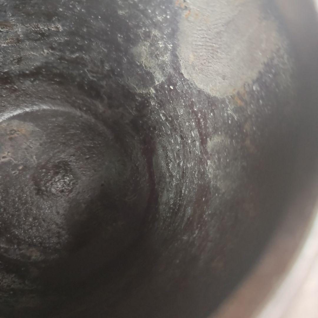 ウ240 茶釜『釜師　菊地正直』『鵬雲斎好写　遠山釜　鉄釜　共箱』茶道具