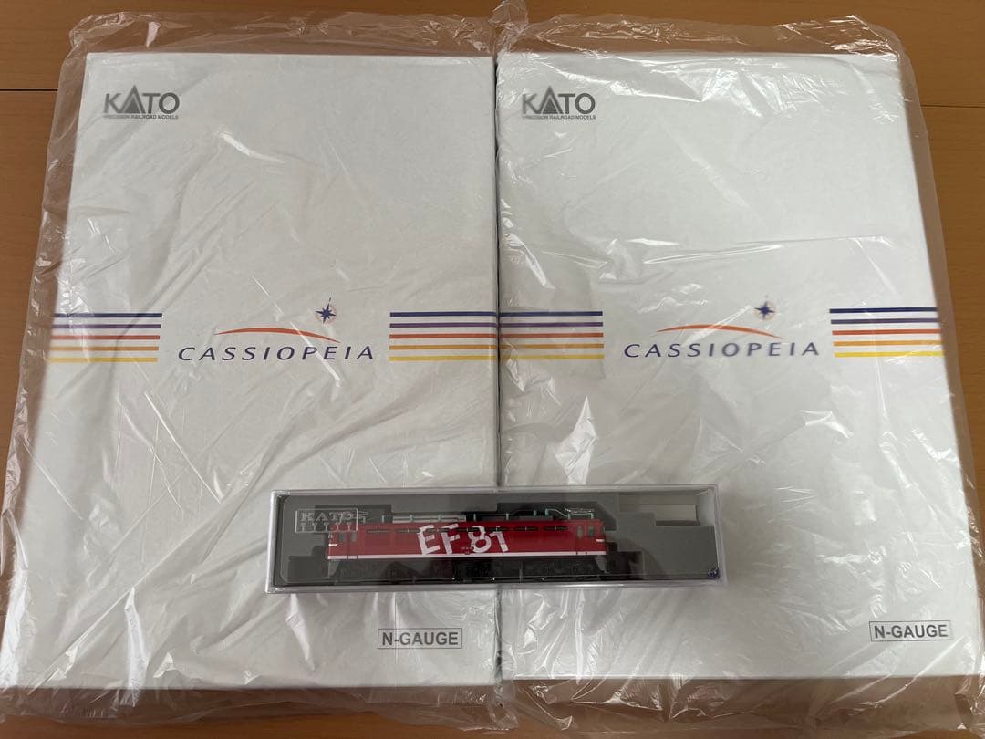 KATO カシオペアクルーズ EF81 レインボー 室内灯込み フルセット