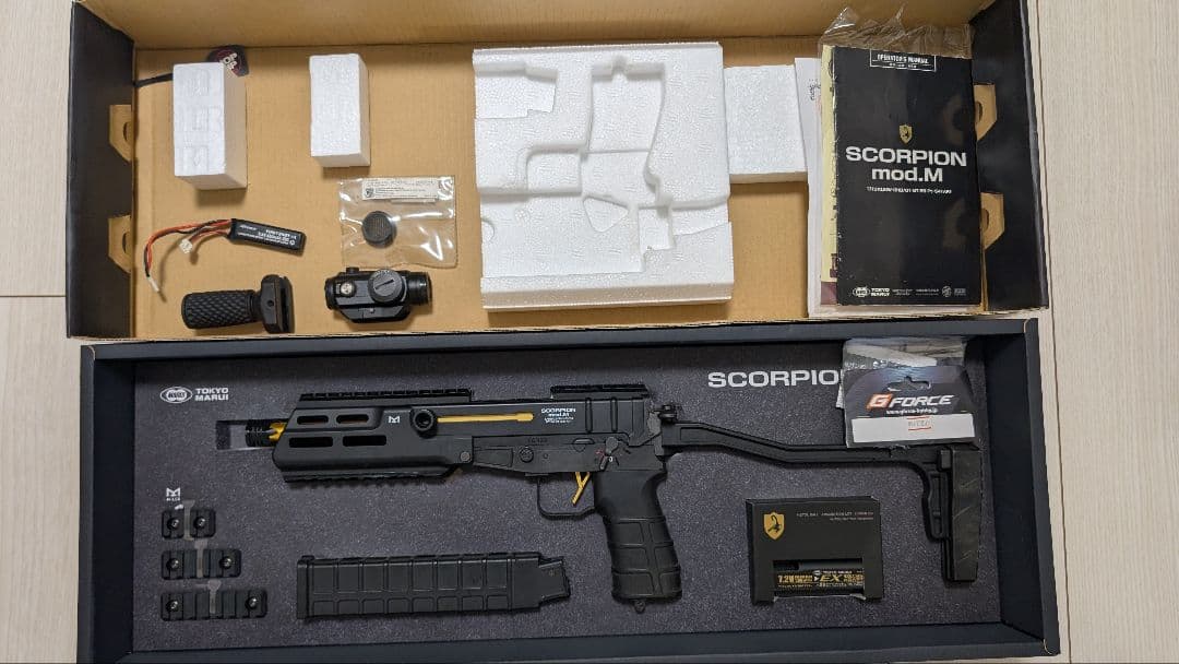 東京マルイ SCORPION mod.M 電動ガン　おまけつき