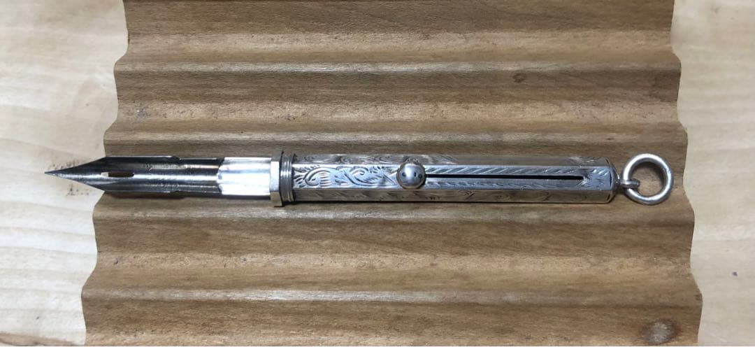 アンティーク シルバー製 万年筆