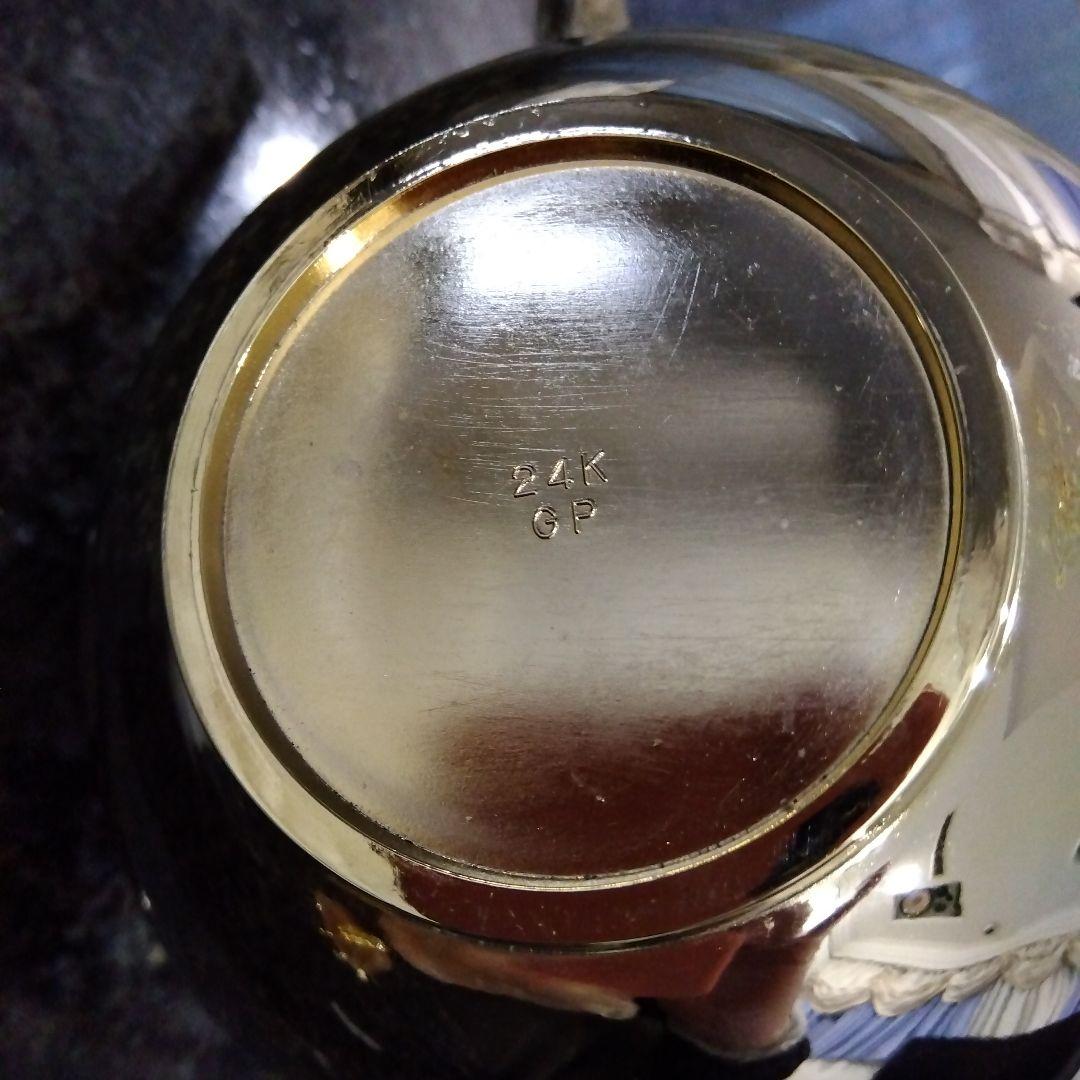 24金　メッキ　御屠蘇　盃大中小セット