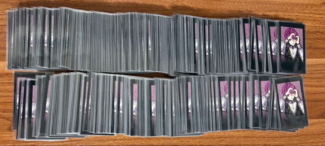 あくねこ　悪魔執事と黒い猫　ラト　チェキ風カード　バレンタイン　ハート　N308