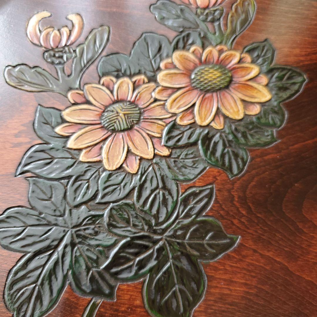 讃岐彫り漆器 半月盆5枚組