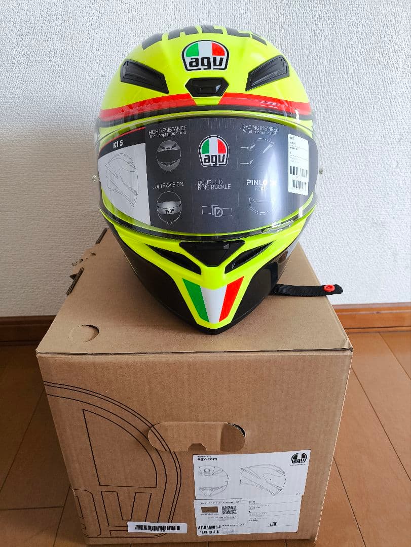 【芝犬】AGV K-1 S GRAZIE VALE ヘルメット Lサイズ