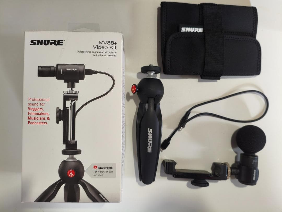【美品】SHURE MV88+Video Kit シュアー iPhone対応