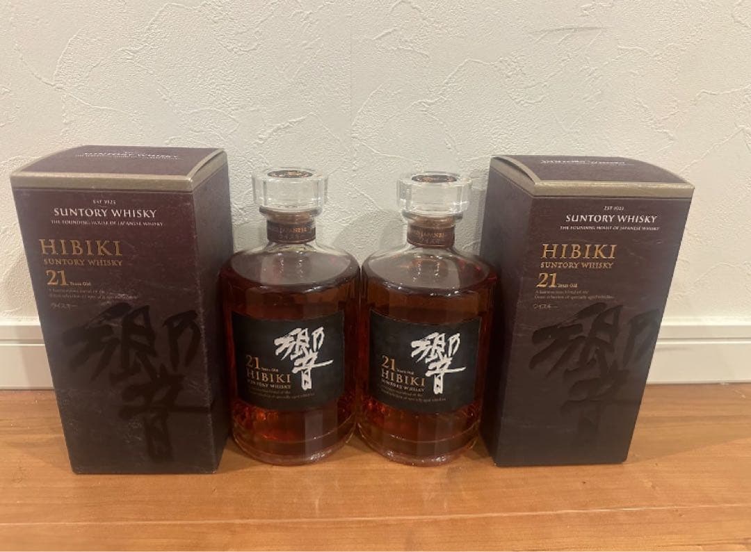 サントリーウイスキー 響21年 700ml　新品未開封 2本