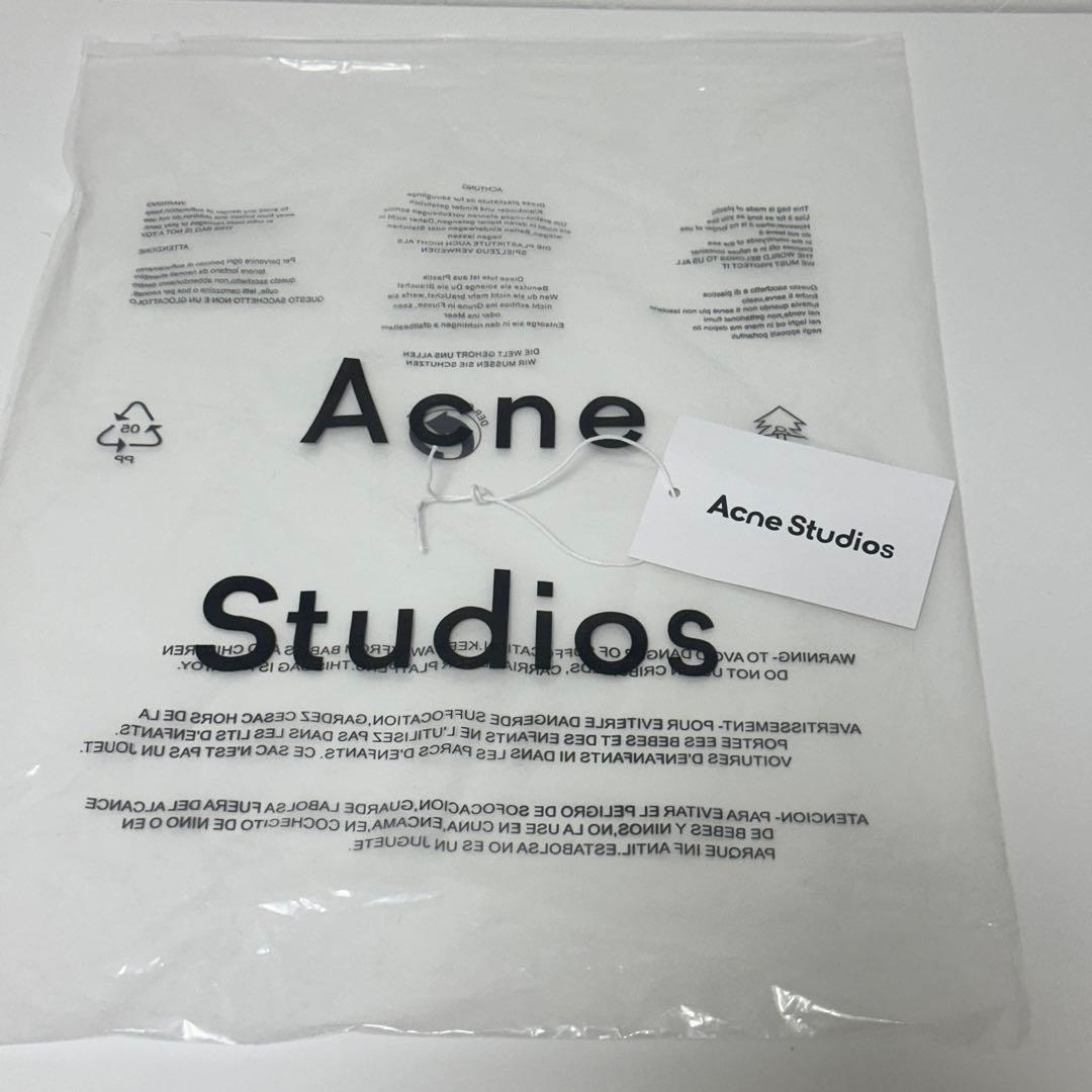 Acne Studios モヘアチェックスカーフ マフラー ピンク グレー 灰色