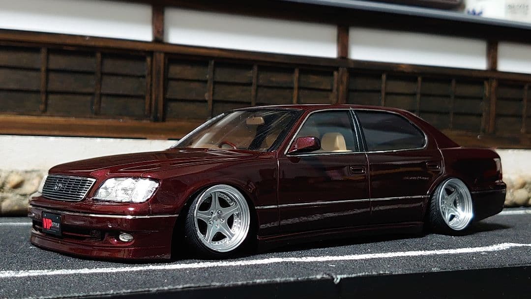 1/24 アオシマ オートクチュール 20セルシオ 完成品