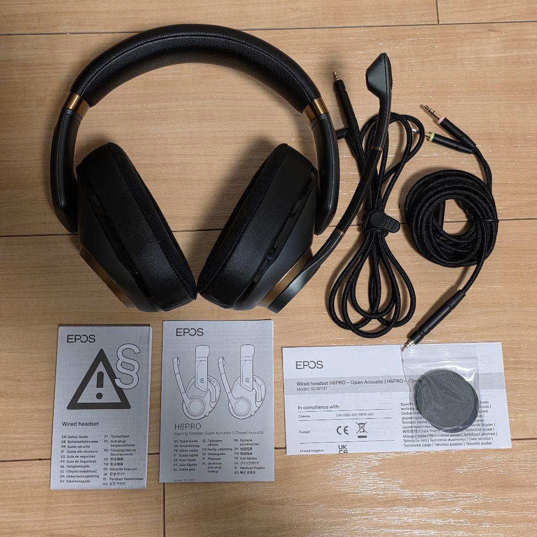 ◆美品◆ EPOS H6PRO ゲーミングヘッドセット