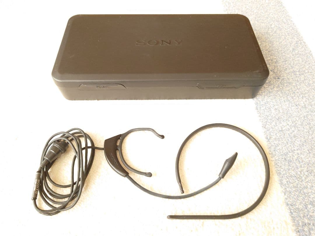 SONY ワイヤレスマイク ヘッドセット ECM-322BC③