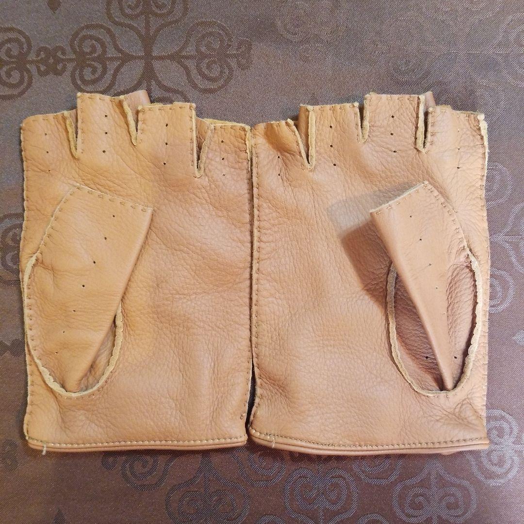 フェラーリ　ドライビンググローブ　本革　ブラウン　XL