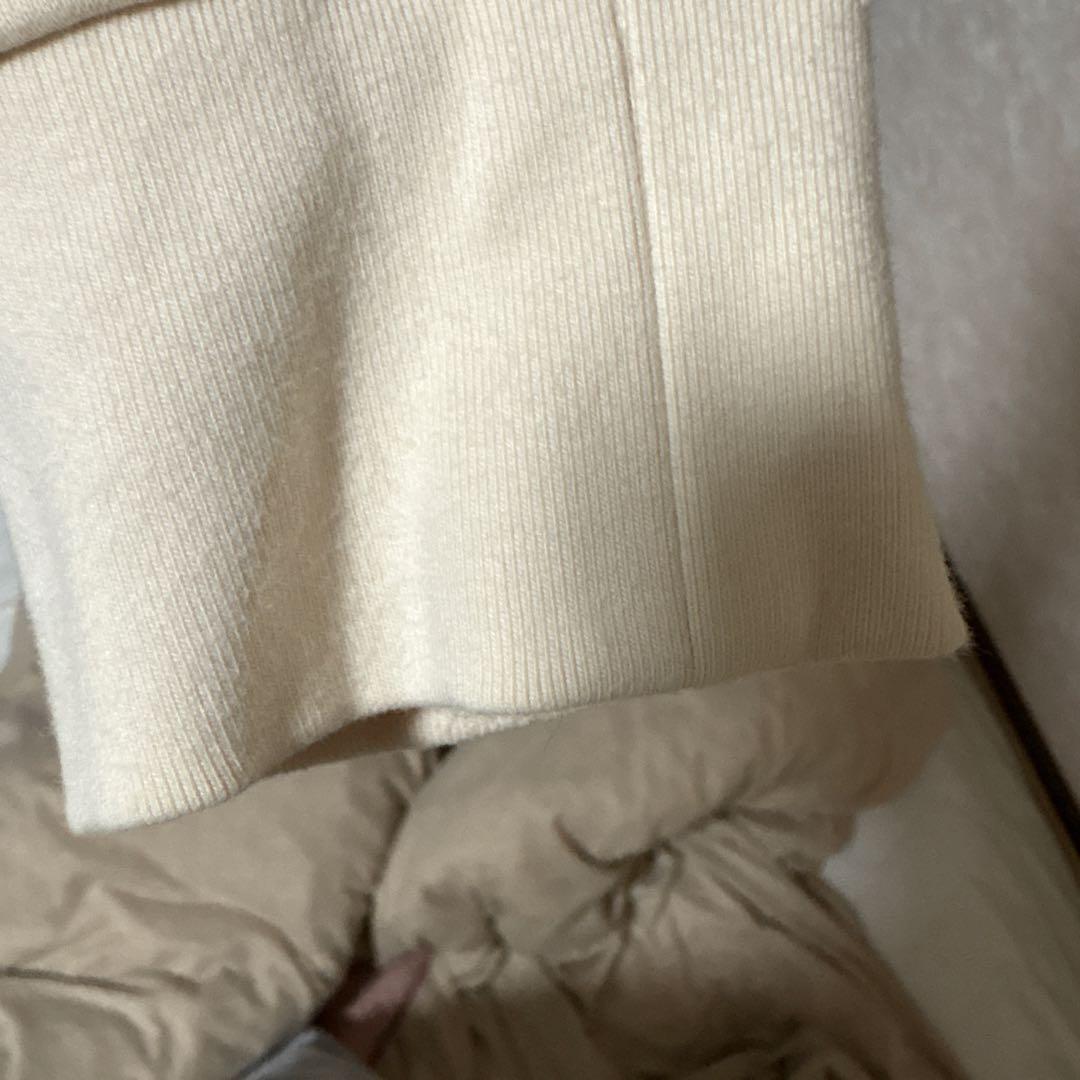 MONCLER フード付きパーカー S アイボリー