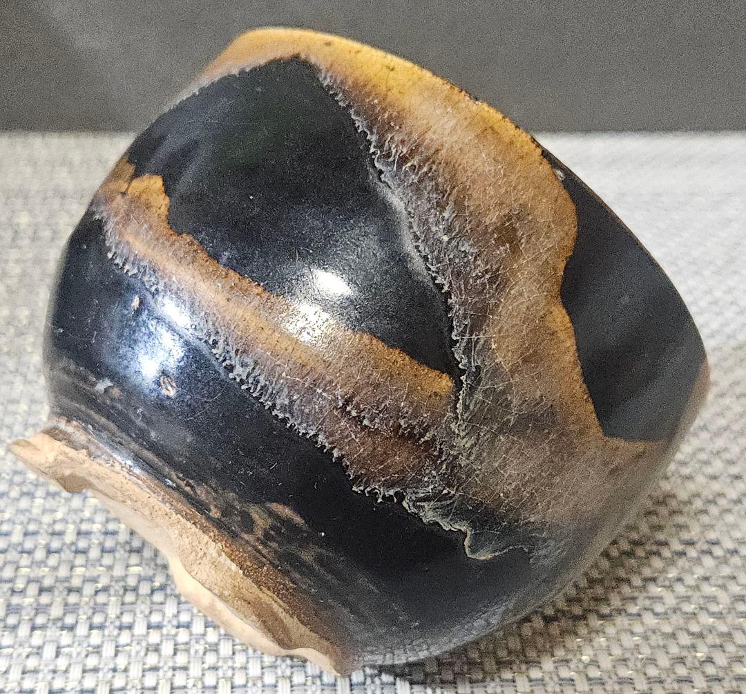 【名品❗】時代古作　中国古陶磁　南宋時代頃　吉州窯　玳玻天目　茶碗　香炉