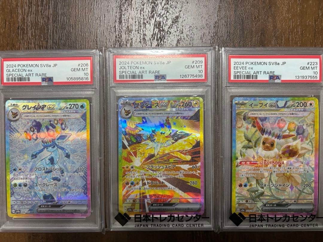 テラスタルフェス ブイズ 3種 SARイーブイ サンダース グレイシア