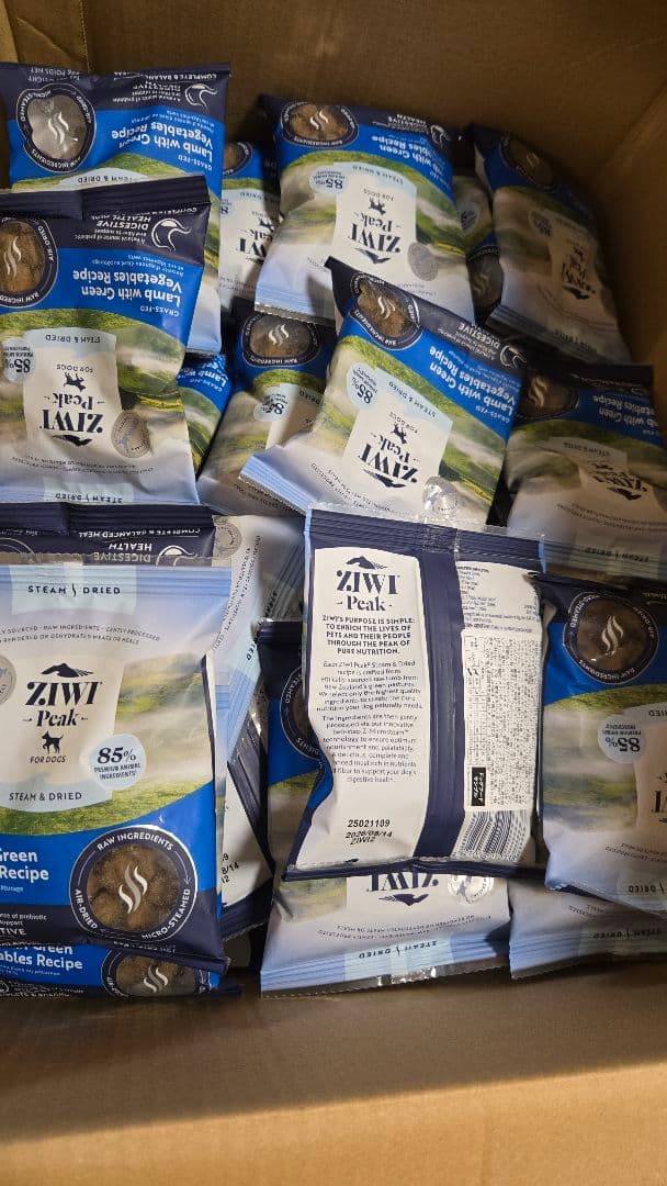 ZIWI Peak スチーム&ドライ グラスフェッドラム30g×65袋1950g