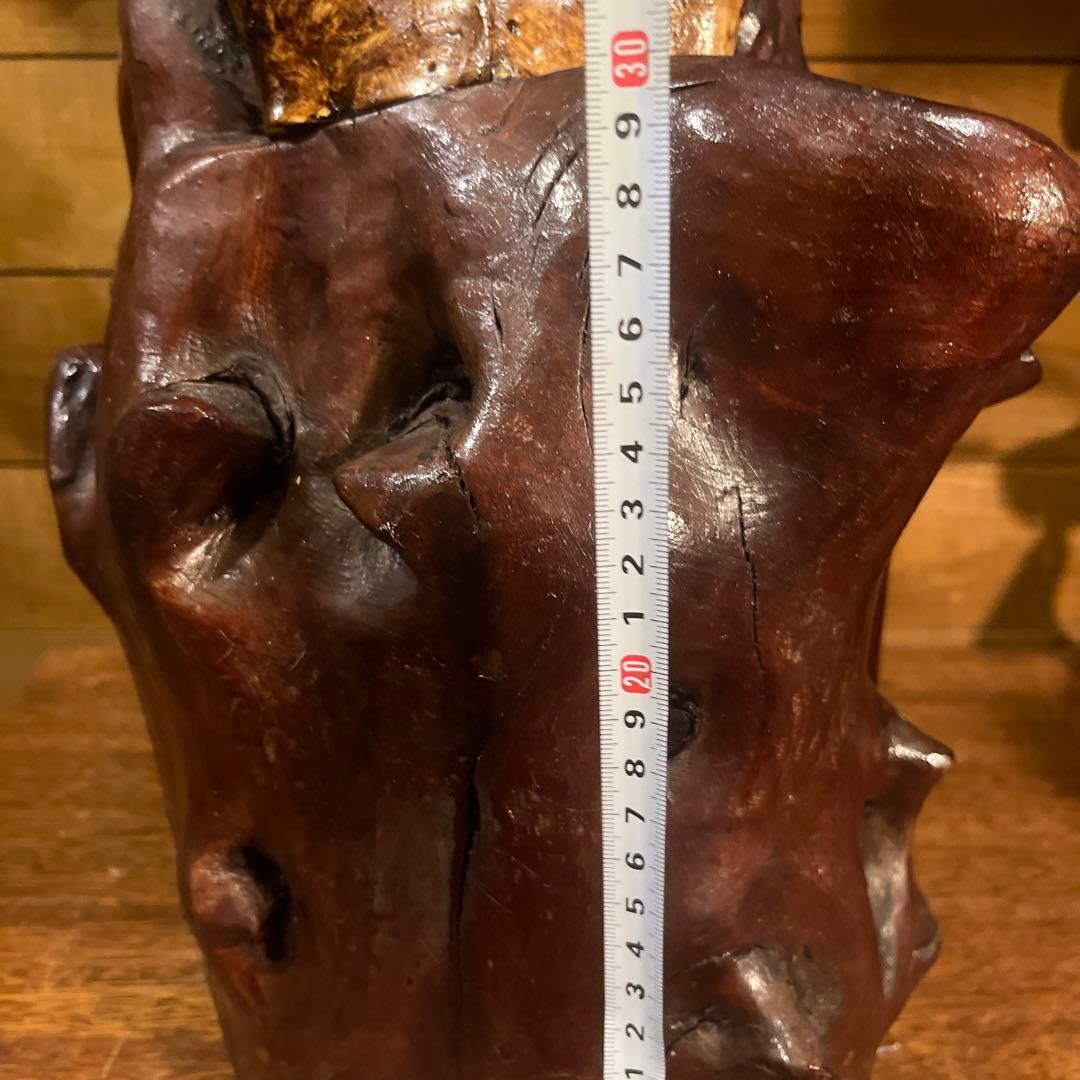 ヴィンテージ迫力満点！鹿ツノ丸太