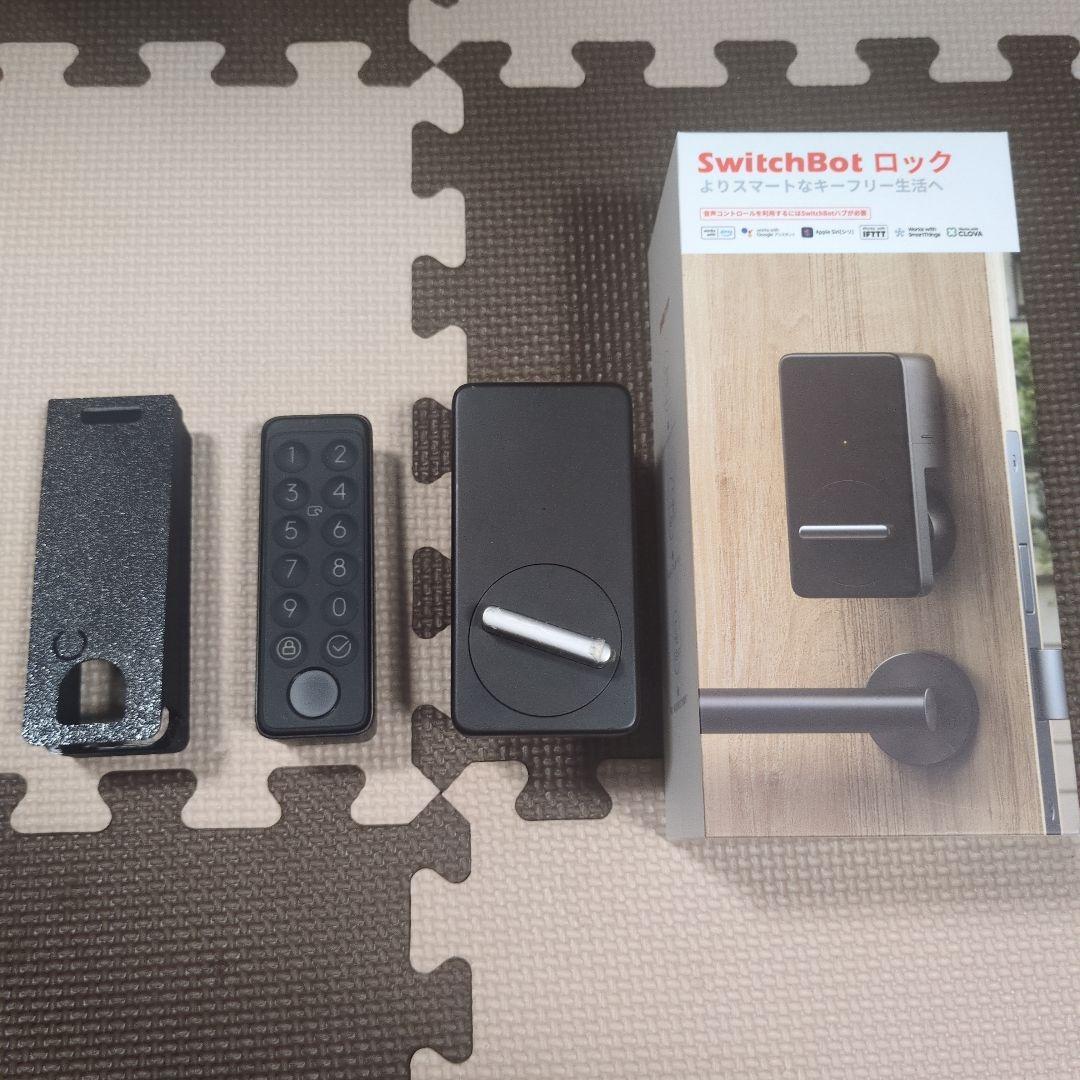 SwitchBotロック キーパッドタッチ カバー＆電池付き