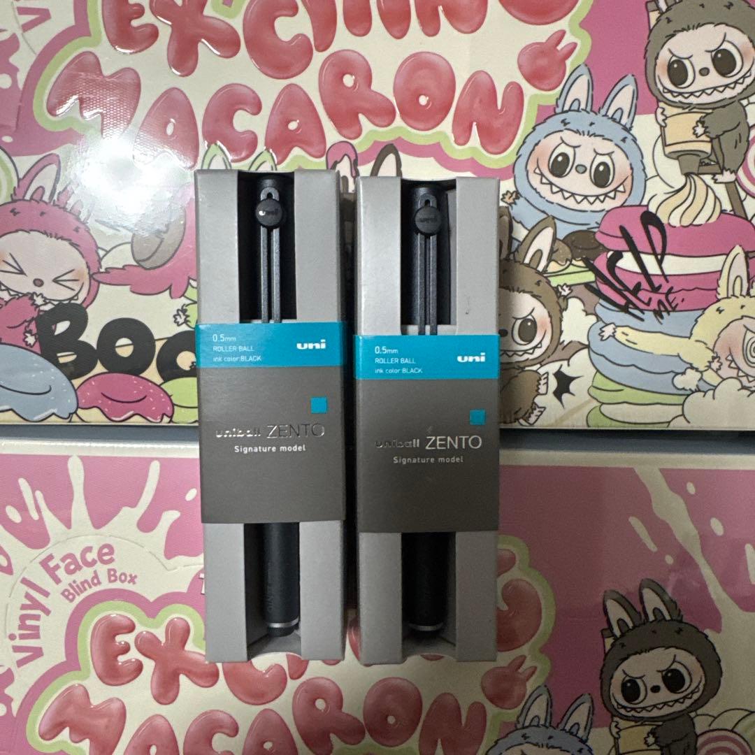 uniball ZENTO ユニボールゼント　ブラック2本