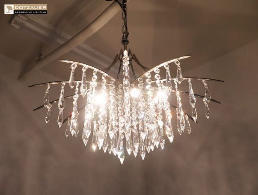 ドッツァウアー IDC大塚家具 シャンデリア 6灯 天井照明 29万 展示品