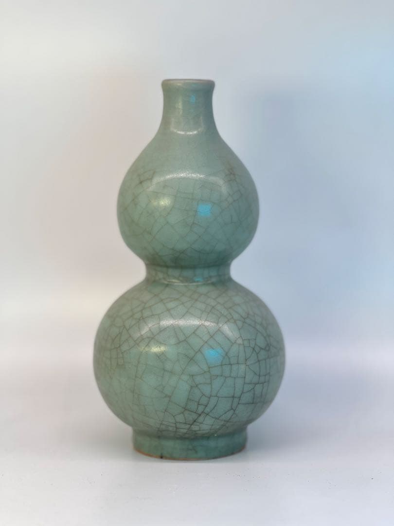古美術　中国　宋時代 龍泉窯瓢箪花瓶 Y-003