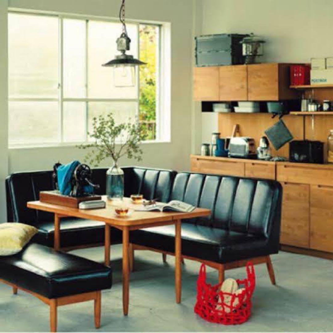 ※直接お渡し【美品】unico wyhte ワイス ベンチ ソファ セット