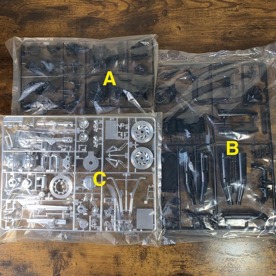 K877⭐︎未組立 タミヤ 1/6 HONDA CX500ターボ '82製 プラモ