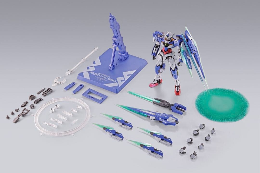 新品未開封L BUILDダブルオークアンタ　フルセイバー