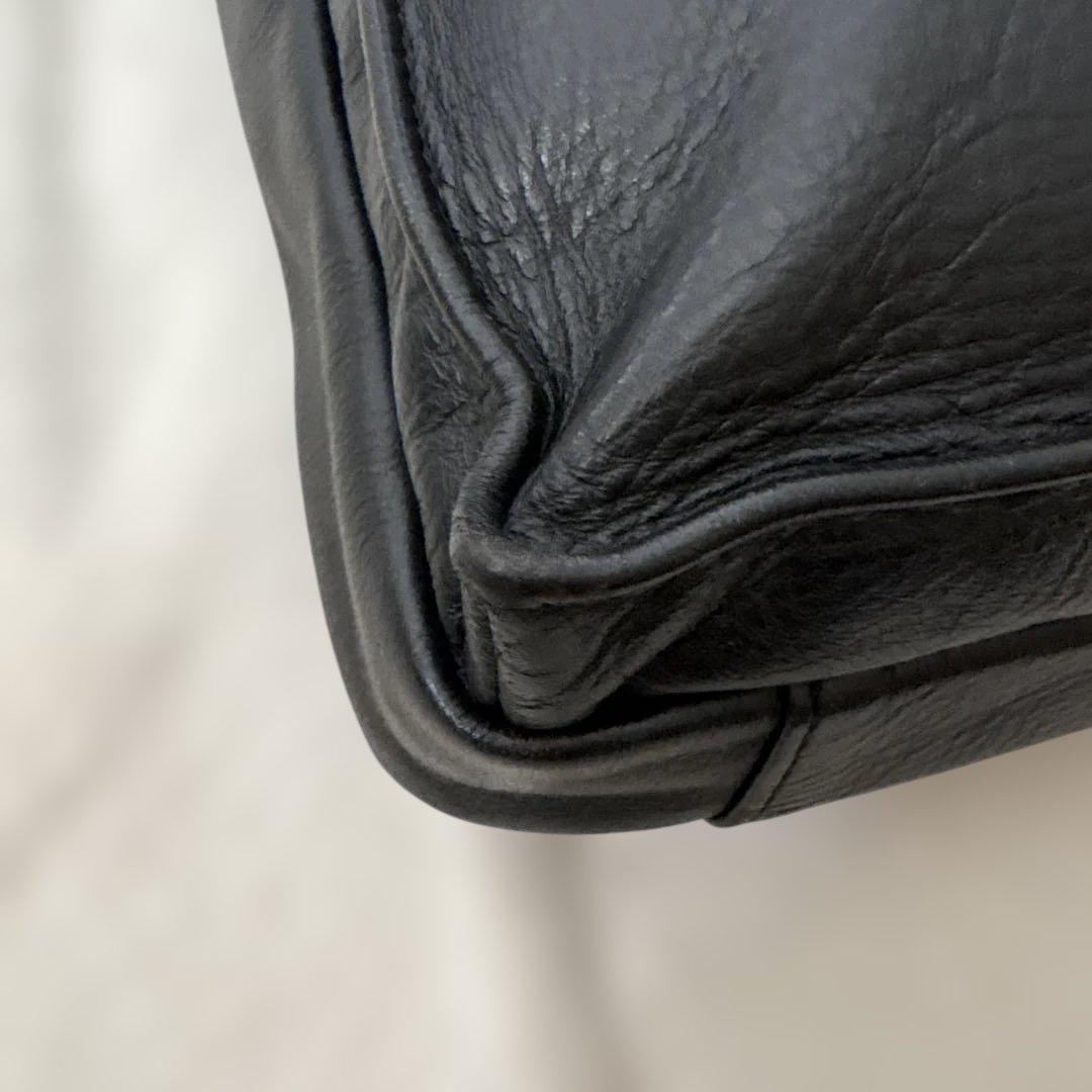 美品✨ポーター　ビジネスバッグ　オールレザー　2way ブラック　シボ革