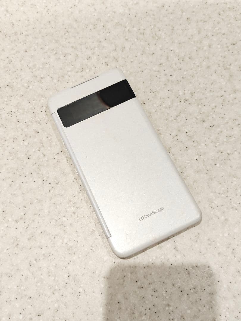 【動作確認済】LG Velvet デュアルスクリーンケース ホワイト